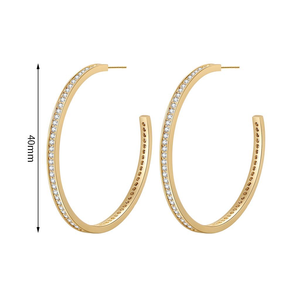 Micro set Zircon Ear Buckle