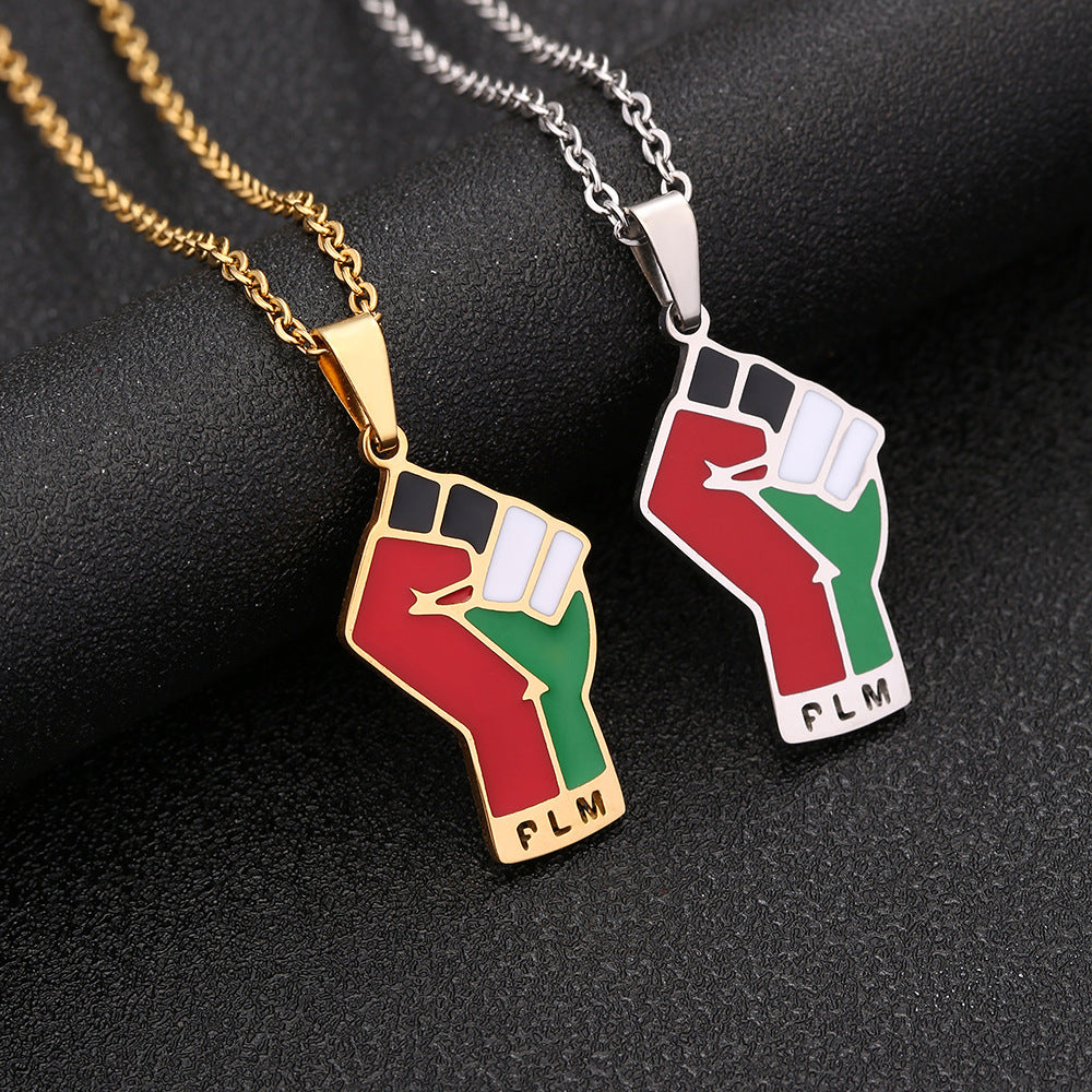 8. Palestine Lives Matter Necklace