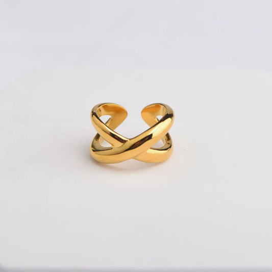 "SANTORINI" CROSS RING