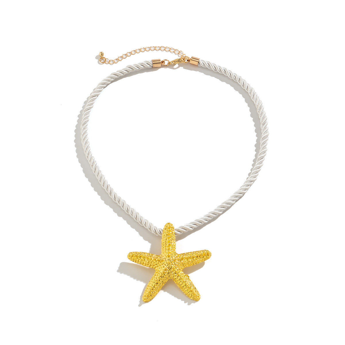 Beach Starfish Pendant Necklace Earrings