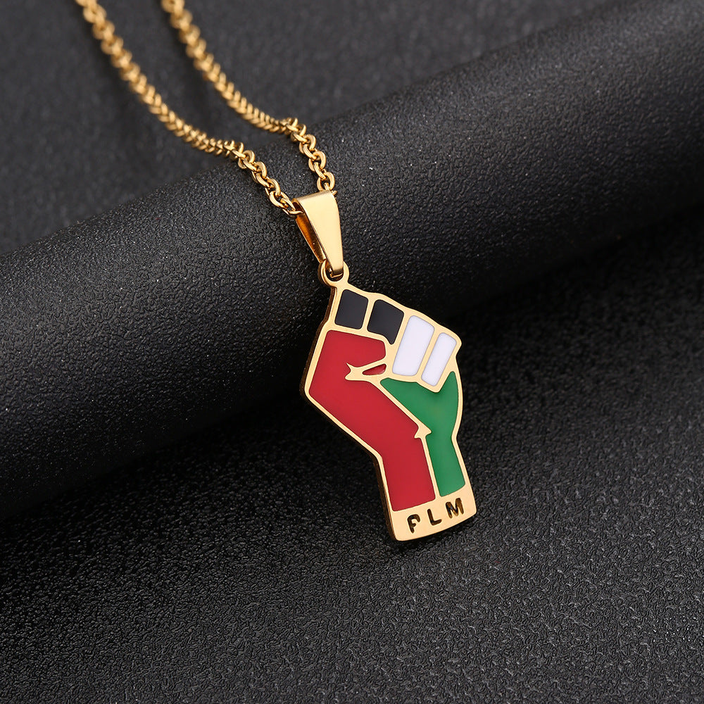 8. Palestine Lives Matter Necklace