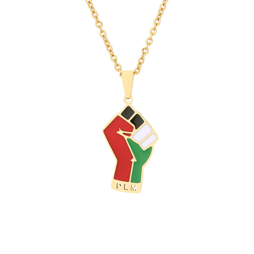 8. Palestine Lives Matter Necklace