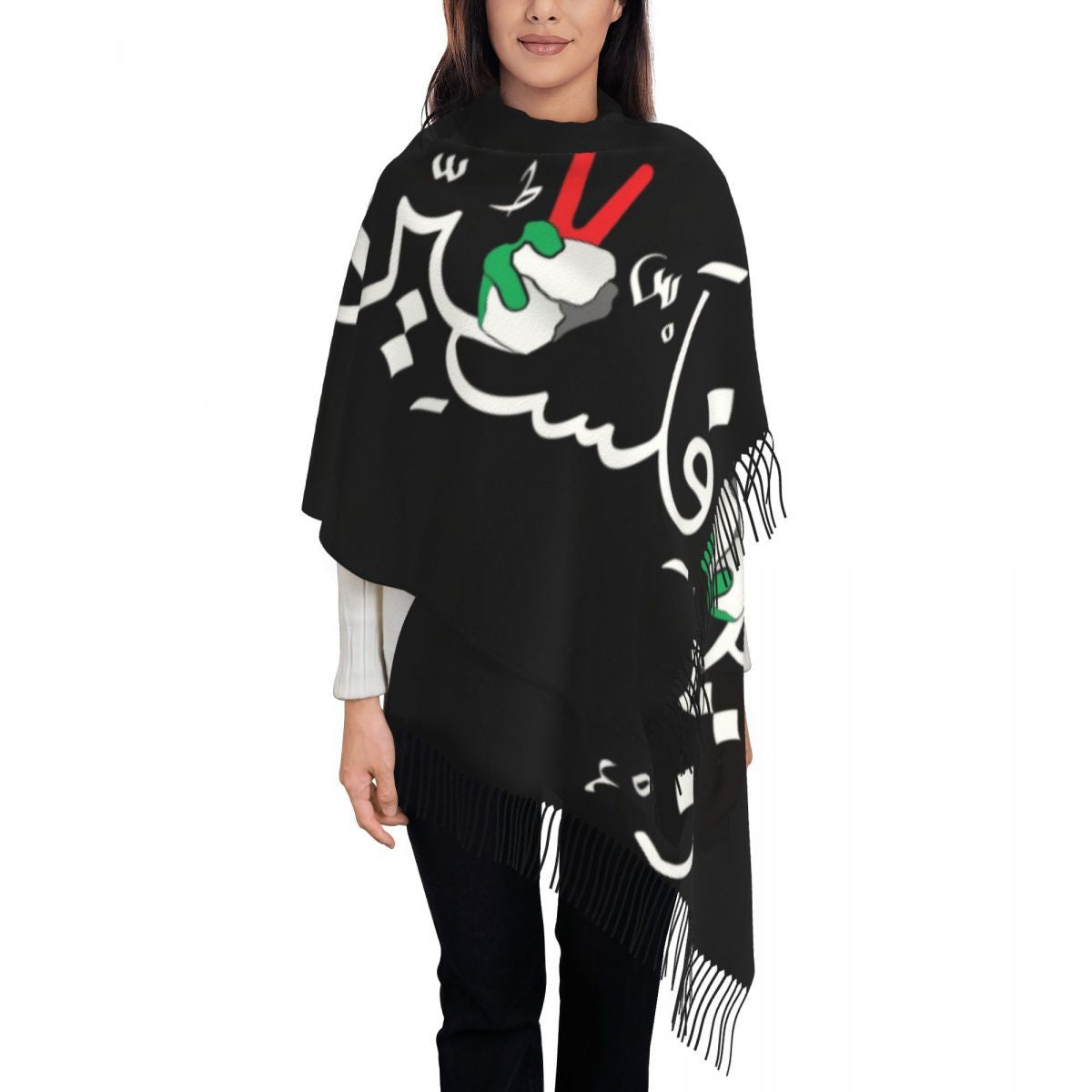 17. Palestine Woman Scarf