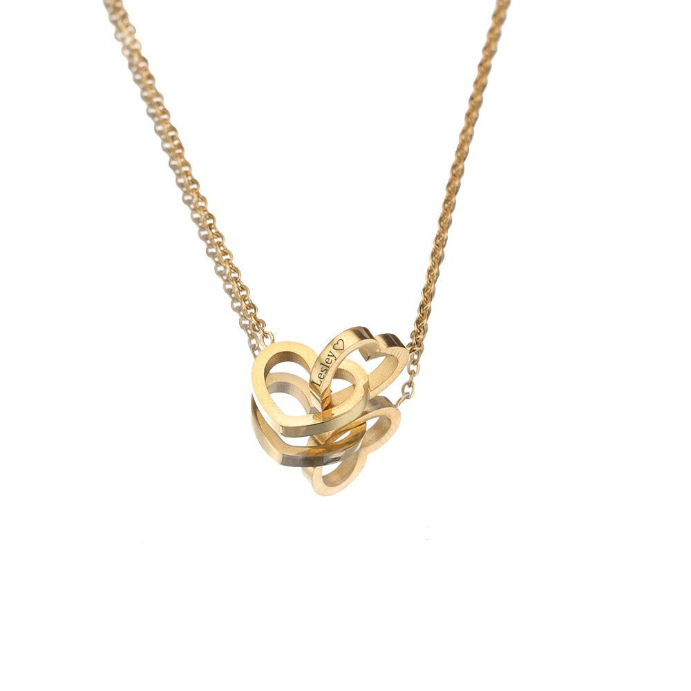 ETERNAL ROSE HEART NECKLACE + FREE Gift