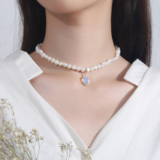 Dainty Freshwater Pearl Necklace