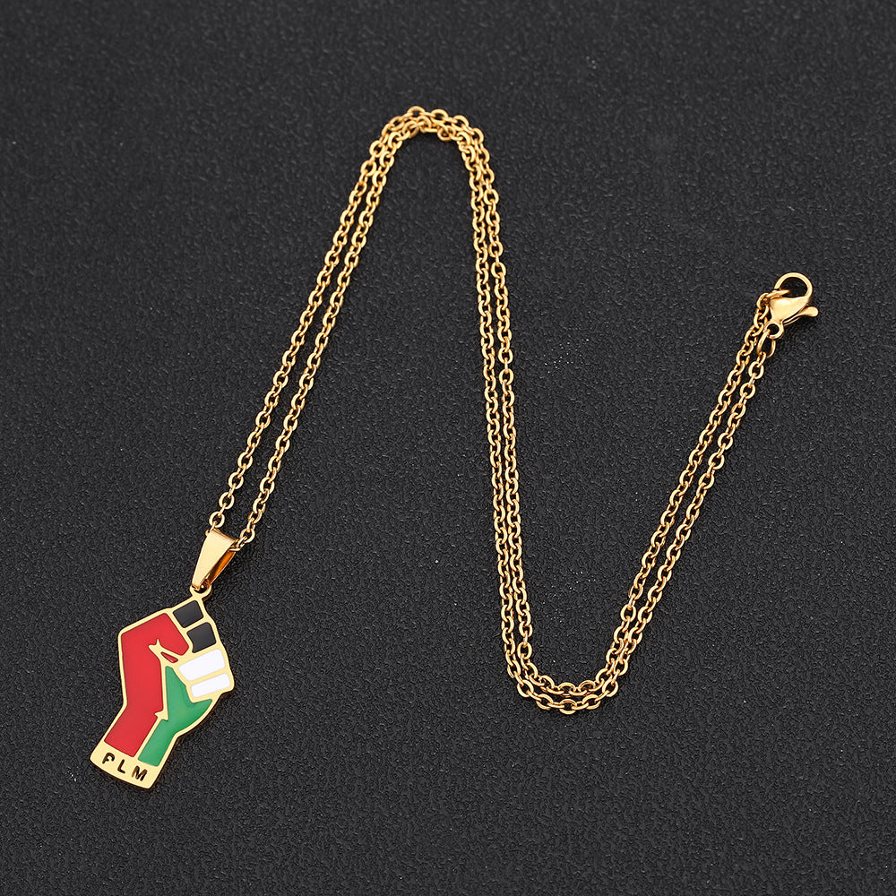 8. Palestine Lives Matter Necklace