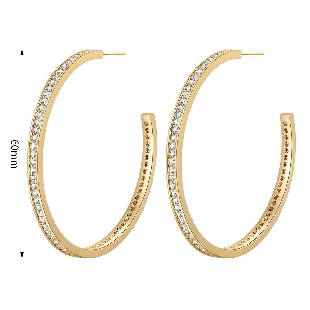 Micro set Zircon Ear Buckle